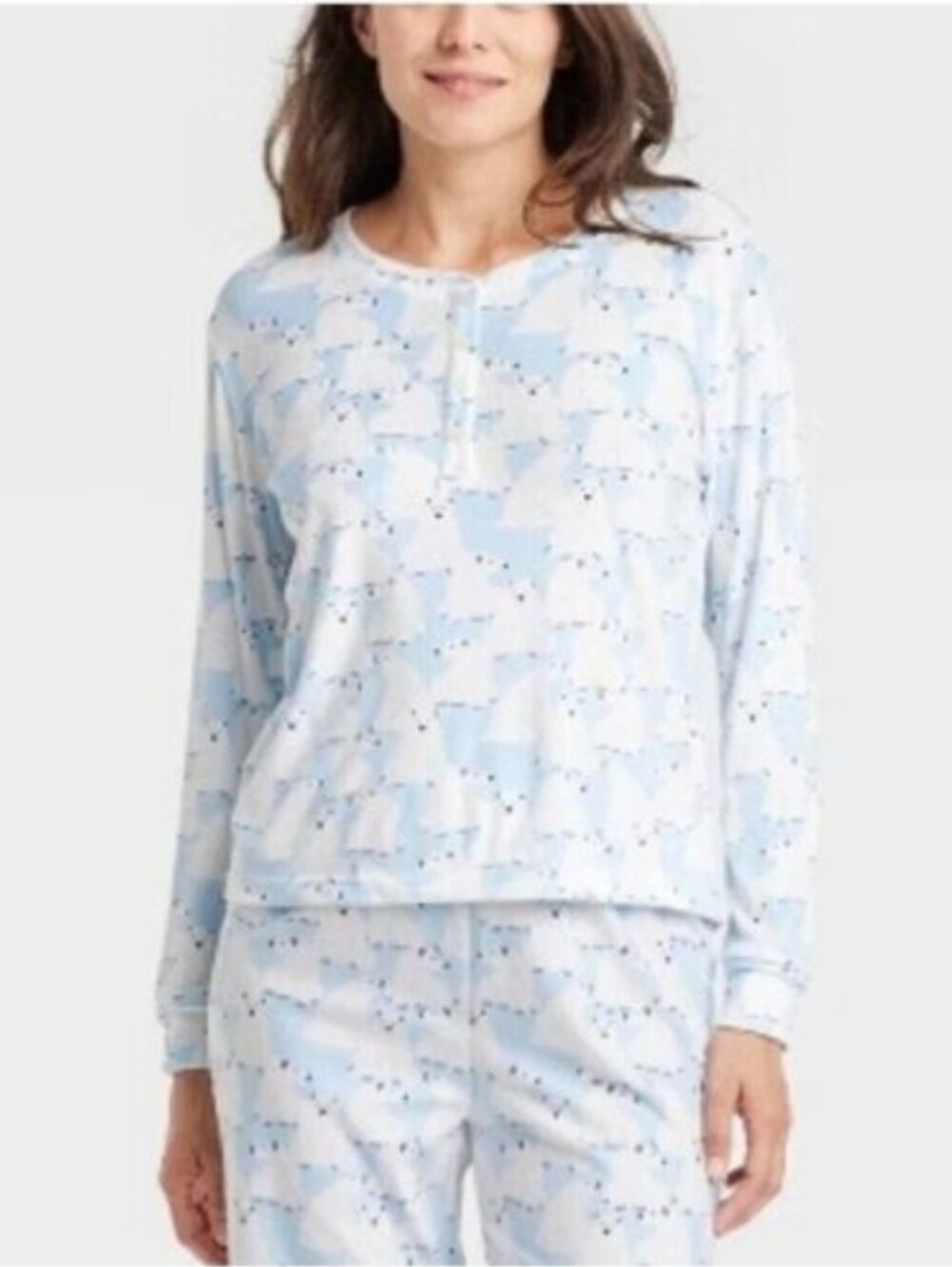Target Wondershop Polar Bear Sleepwear, Size Small, NWOT - TOP ONLY